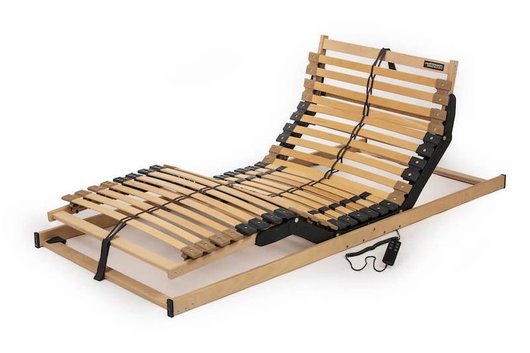 Lattenrost POLDI Federholzrahmen motorisiert 140 (2x70) x 220 cm (Kabel)