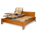 Bettenlift elektrisch mit Lattenrost 200x90 cm (Lift:Kabel, LR:Kabel, Standfüße)