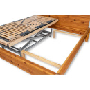 Bettenlift elektrisch mit Lattenrost 200x120 cm (Lift:Kabel, LR:Kabel, Standfüße)