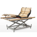 Bettenlift elektrisch mit Lattenrost 200x120 cm (Lift:Kabel, LR:Funk, Rollen)