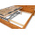 Bettenlift elektrisch mit Lattenrost 200x120 cm (Lift:Kabel, LR:Funk, Rollen)