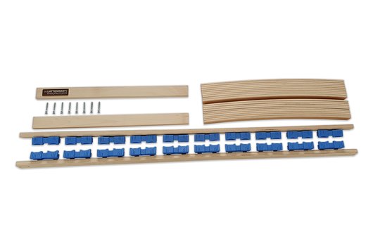 Kinderlattenrost starr 140 x 70 demontiert blau