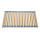 Kinderlattenrost starr 79 x 156 cm demontiert braun